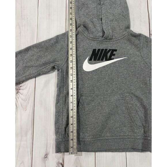 NIKE KIDS Unisex Hoodie Grey Size Small Comfy Soft Pullover - Picture 6 of 11